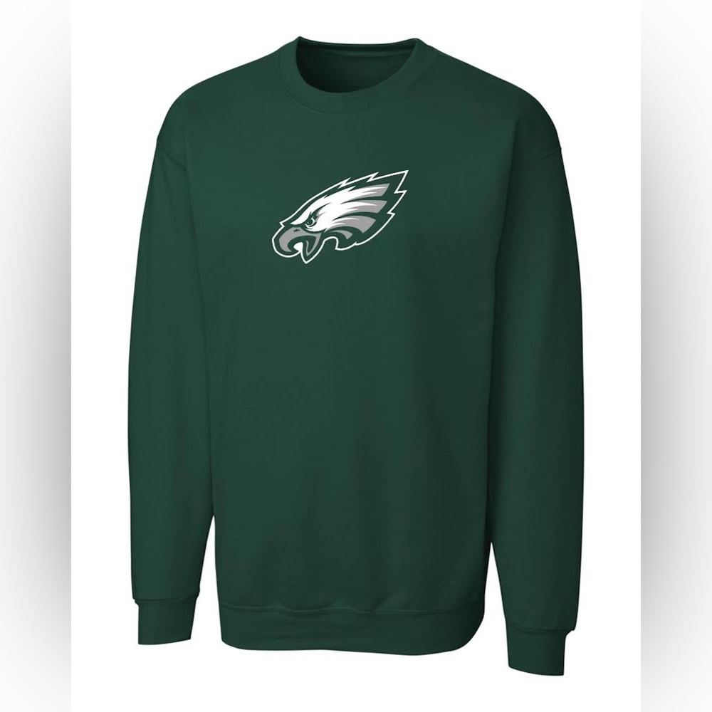 Philadelphia Eagles Crewneck Sweatshirt XL 2xl 3xl 4xl 5xl Jersey Brand New